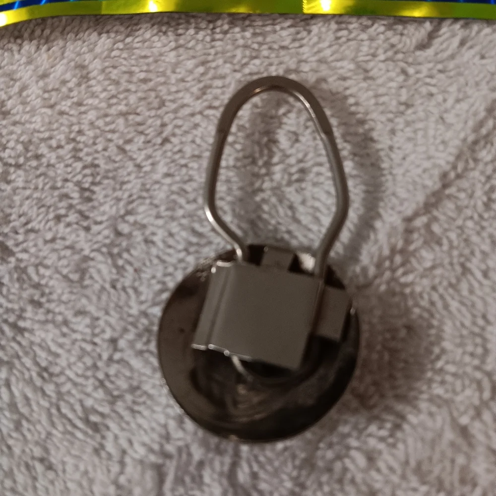 Silver Phone Ring Holder